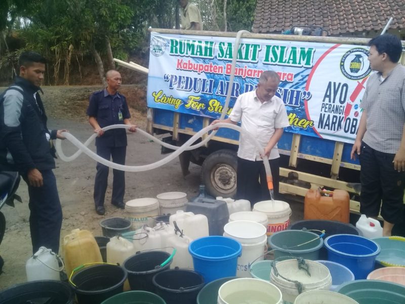 RSI Gelontor Air Bersih Ratusan Ribu Liter