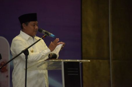 Wakil Gubernur Jawa Barat UU Ruzhanul Ulum membuka Workshop Percepatan Pencapaian Keterwakilan Perempuan 30 Persen melalui Affirmative Action di Hotel Harris, Kota Bandung, Rabu (11/3/20).