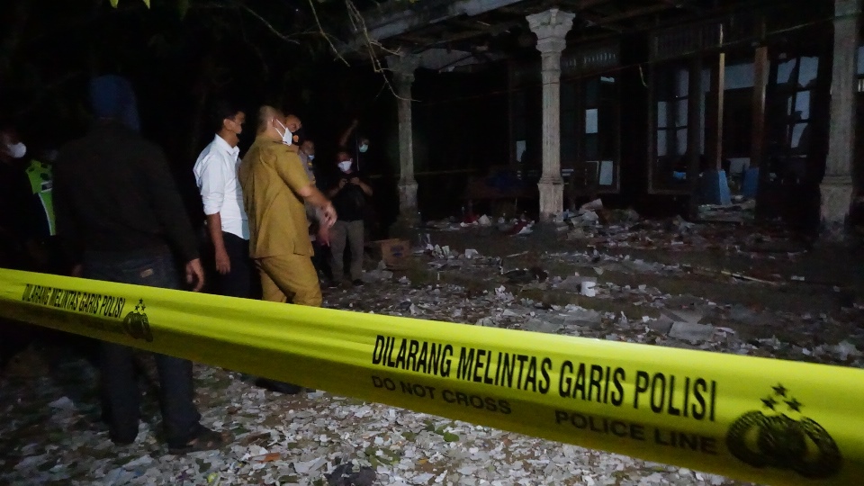 Mercon Meledak di Kebumen 3 orang tewas
