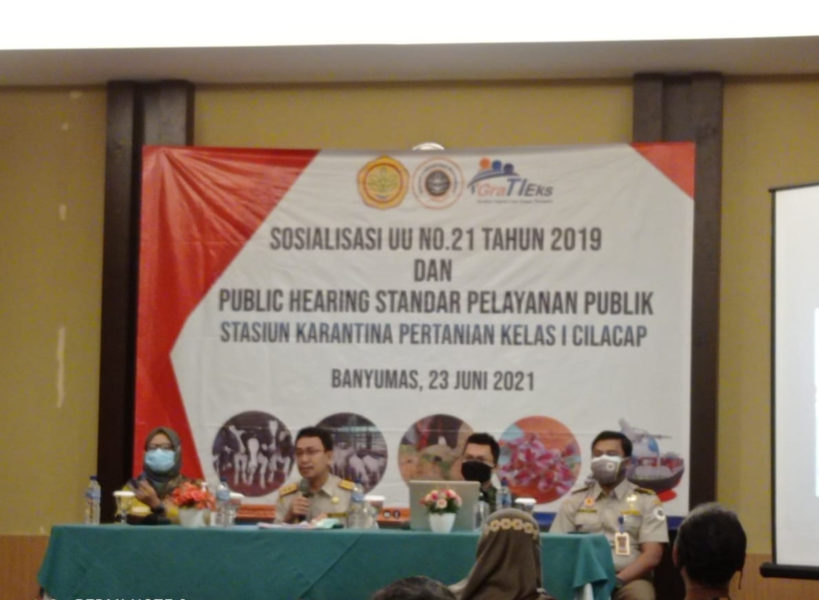 Badan Karantina Gelar Public Hearing dan Sosialisasi UU no 21 Tahun 2019