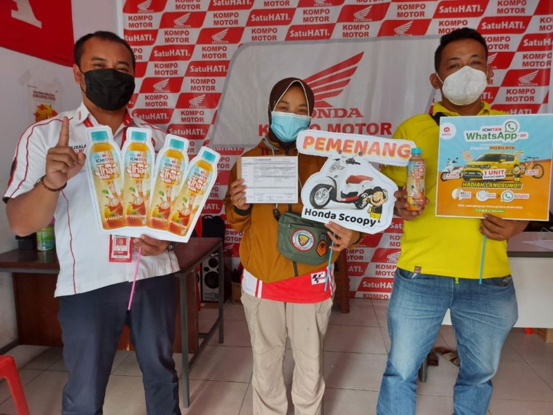 Warga Banjarnegara Dapat Sepeda Motor Program ICHITAN Whatsapp-an